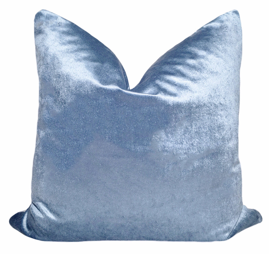 Velvet and Linen Pillow