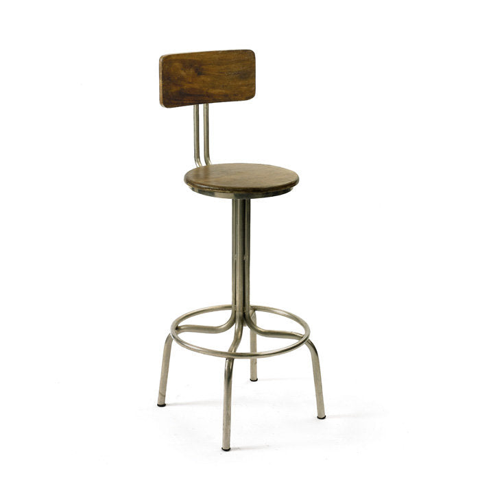 Wood and Steel Barstools