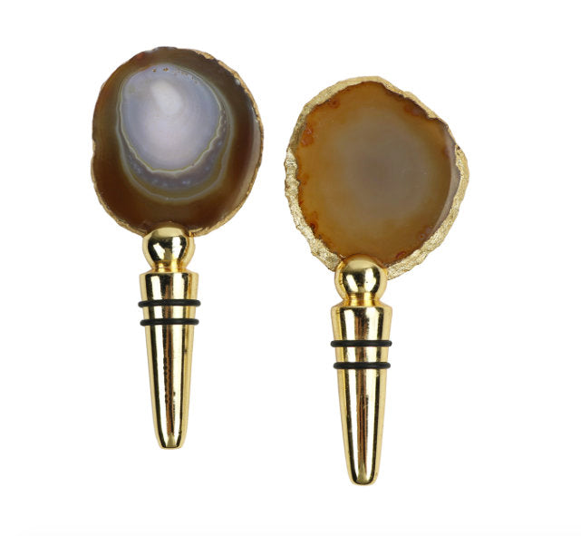 Agate Wine Stopper