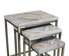 Load image into Gallery viewer, Reclaimed Wood Nesting Tables
