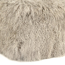 Load image into Gallery viewer, Sheepskin Pouf Ottoman
