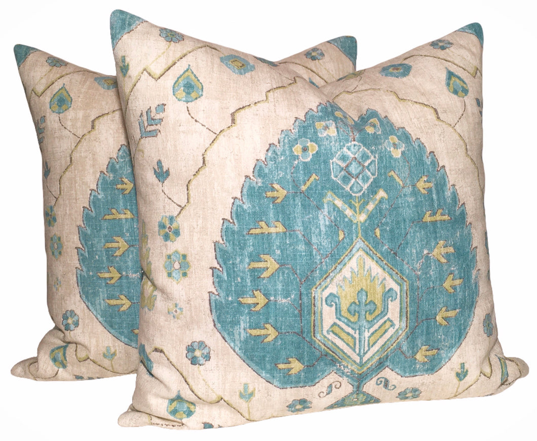 Ikat Linen Pillow