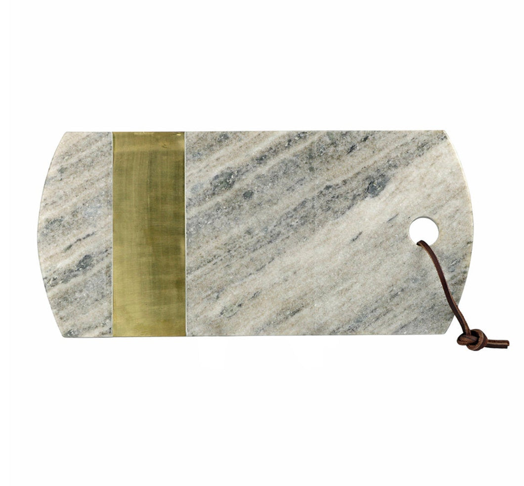 Brass and Marble Cutting Board