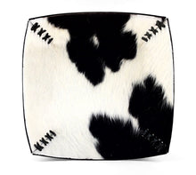 Load image into Gallery viewer, Cowhide Tray w/ Leather Lacing
