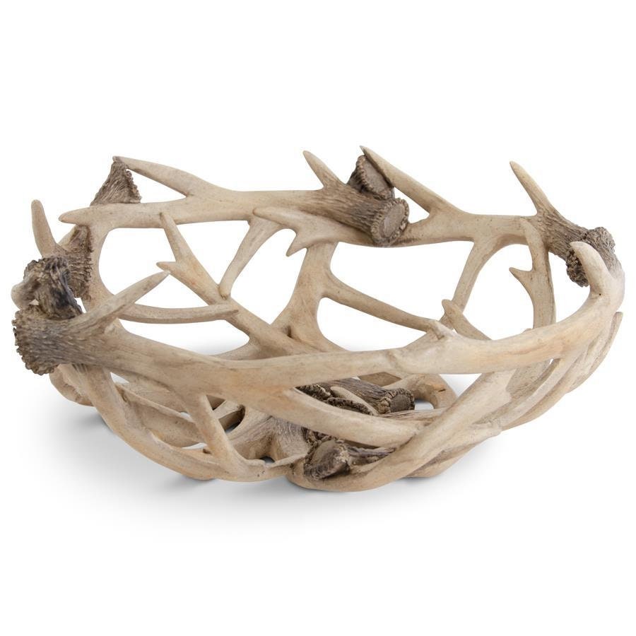 Faux Antler Bowl